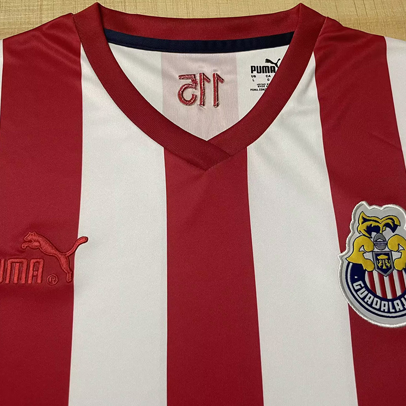 21-22 Chivas 125th Anniversary Long Sleeve Retro Soccer Jersey (长袖)