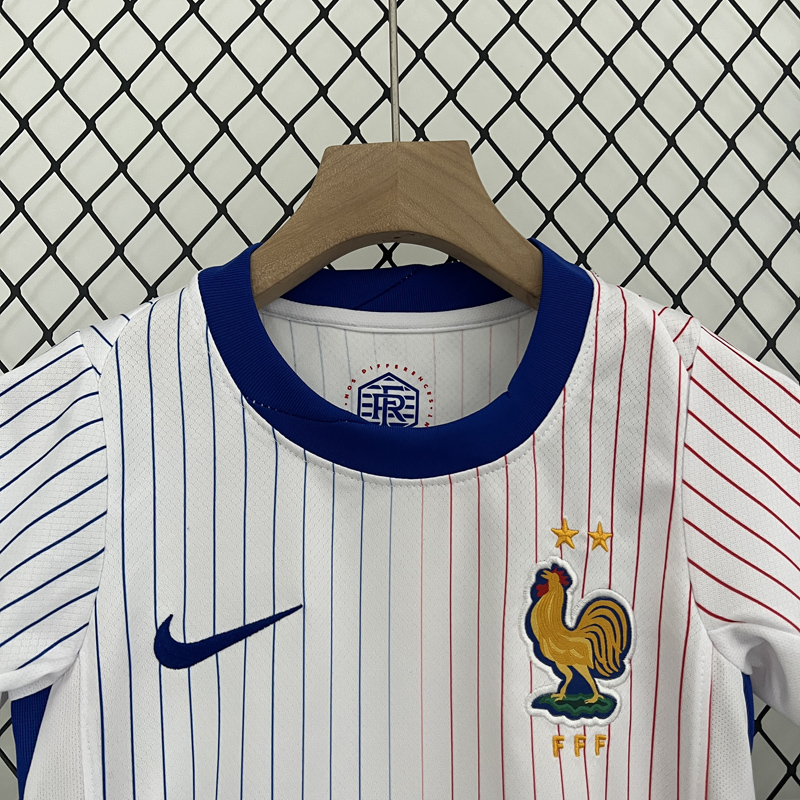 2024 France Away Kids Soccer Jersey