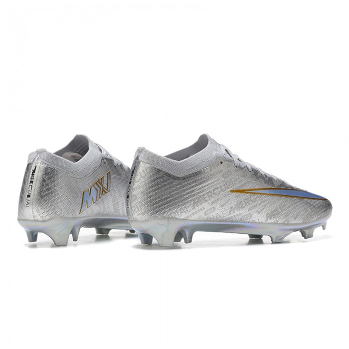Zoom Vapor 15 Elite SE FG Soccer Shoes-Gray/Blue-6152418