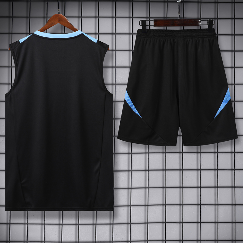 24-25 Argentina Black Tank top and shorts suit