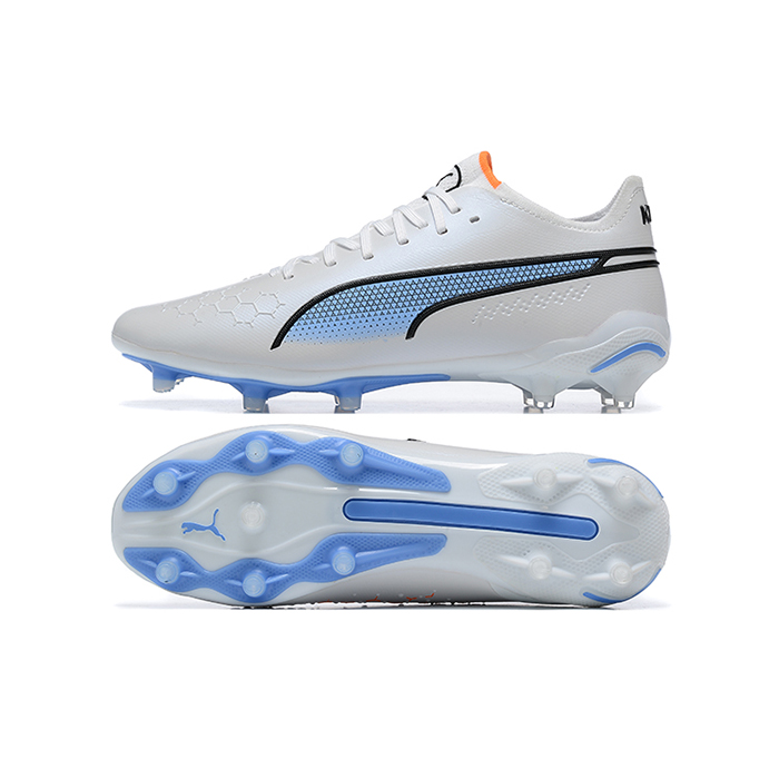 King Ultimate Icon MG Soccer Shoes-White/Purple-5516767