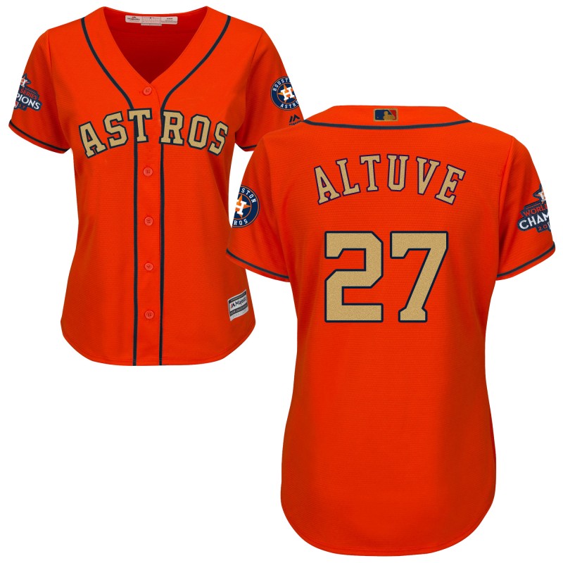 Houston Astros Women's baseball jersey ALTUVE 27
