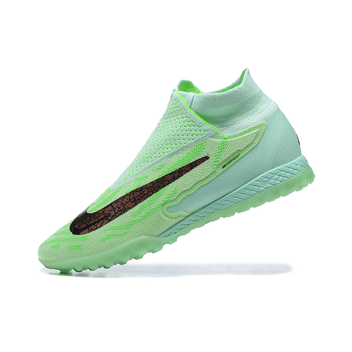Phantom GX Elite DF Link TF High Soccer Shoes-Light Green/Black-1744611