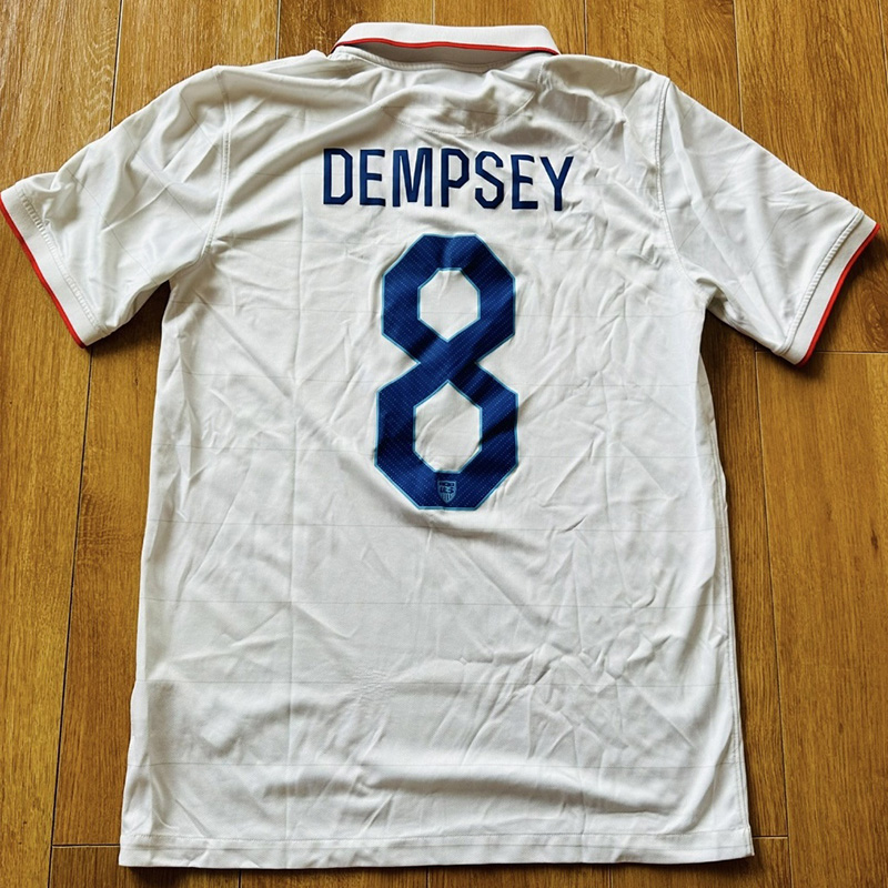 2014 USA Home Retro Soccer Jersey