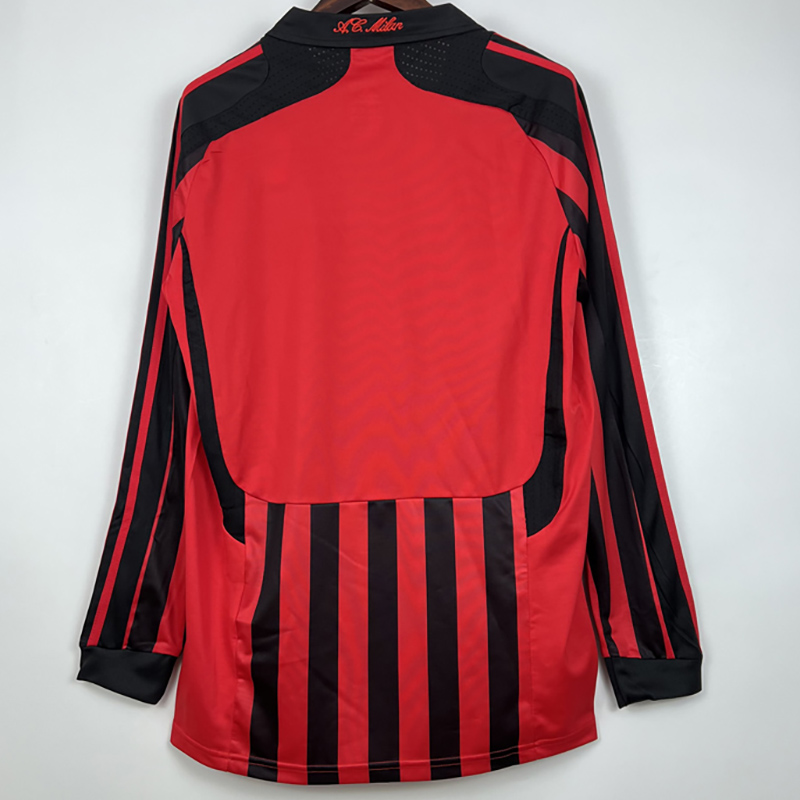 2007-2008 ACM Home Long Sleeve Retro Soccer Jer...