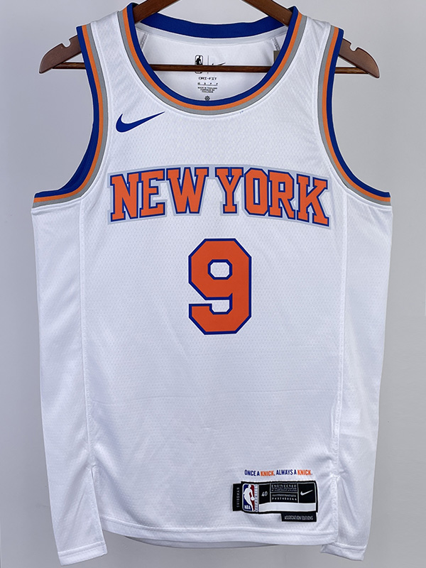 22-23 KNICKS BARRETT #9 White Top Quality Hot P...
