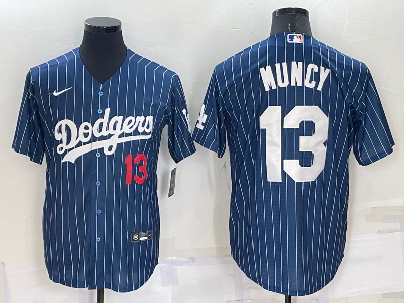 2022 Men's Los Angeles Dodgers MUNCY 13 blue MLB Jersey