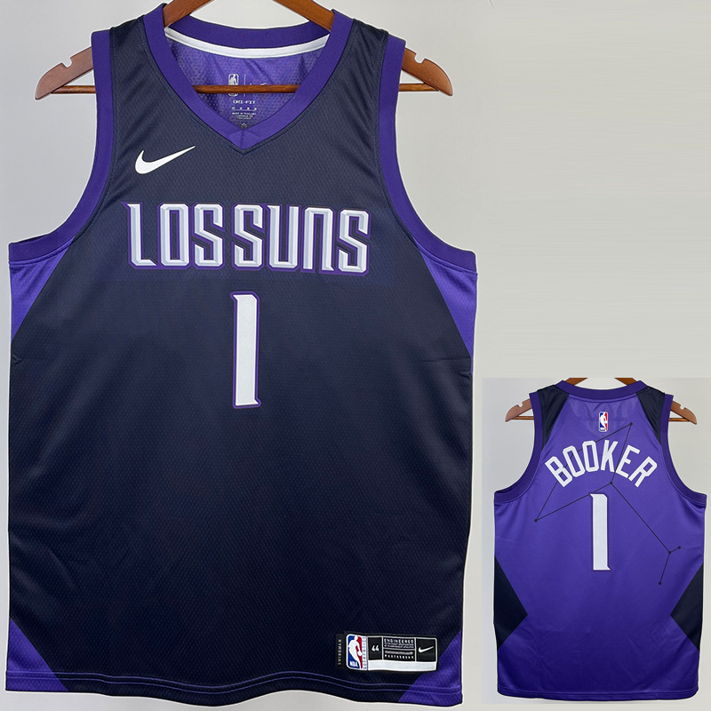 2017-18 SUNS BOOKER #1 Royal Blue City Edition ...