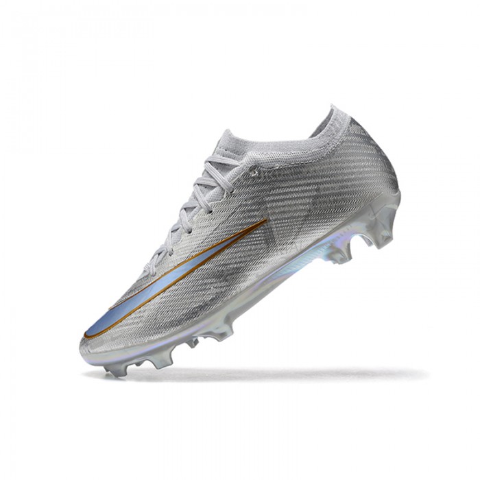 Zoom Vapor 15 Elite SE FG Soccer Shoes-Gray/Blue-6152418