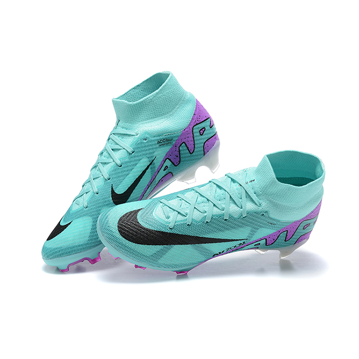 Air Zoom Mercurial Superfly IX Elite FG High Soccer Shoes-Blue/Purple-6483363