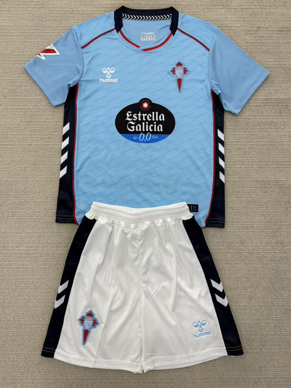 25-26 Celta Home Kids Soccer Jersey
