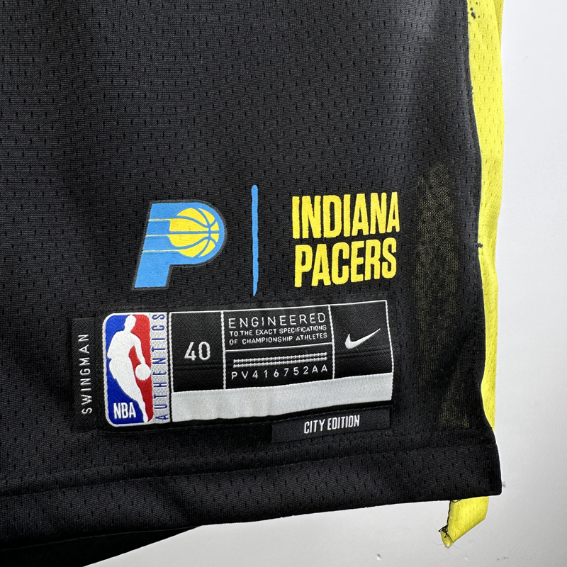 23-24 Indiana Pacers HALLBURTON #0 Black City E...