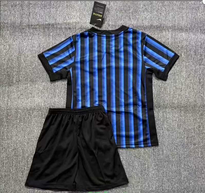 25-26 INT Special Edition Blue Black Kids Soccer Jersey