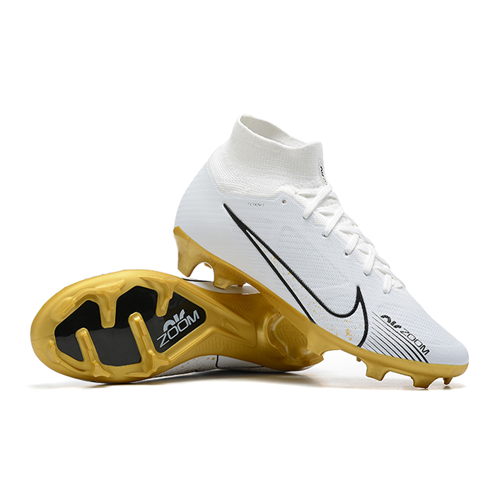 Air Zoom Mercurial Superfly IX Elite FG Lucent Pack High Soccer Shoes-White/Yellow-9629209