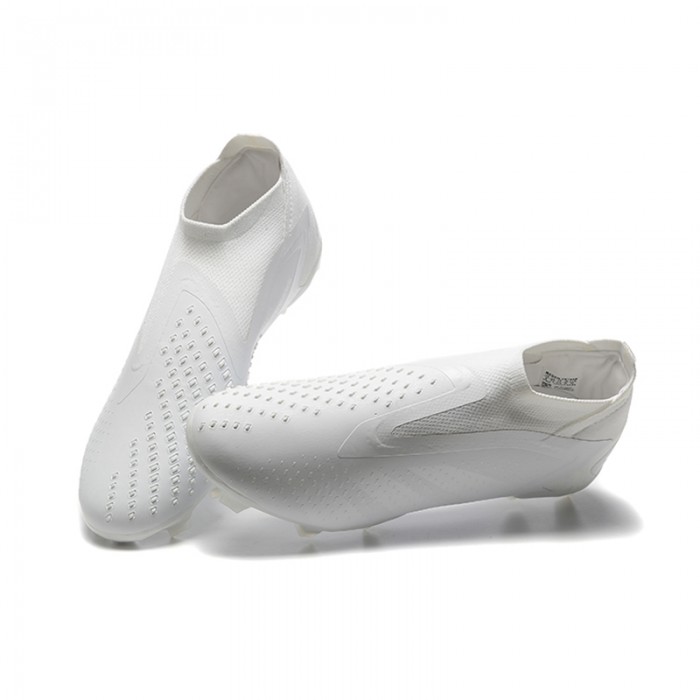 PREDATOR ACCURACY+ FG BOOTS Soccer Shoes-All White-2473401