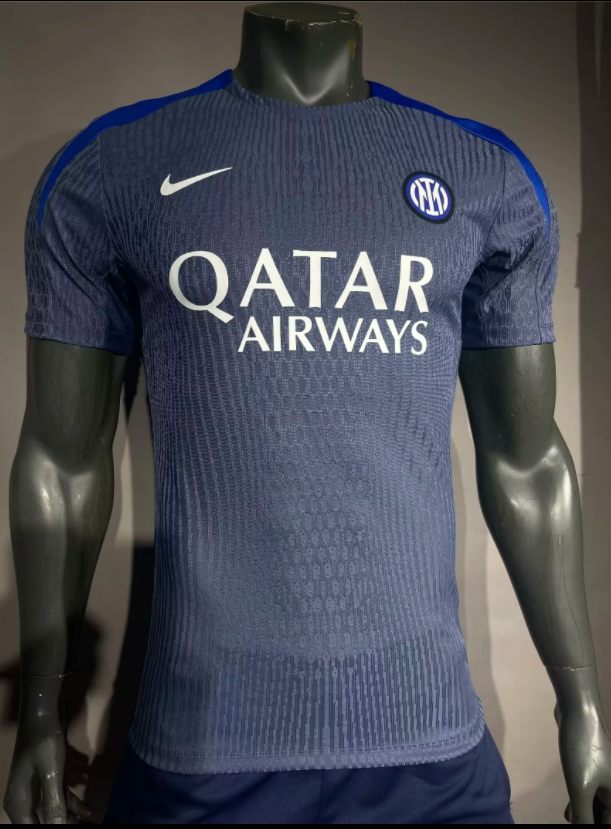 24-25 INT Grey Blue Player Version Training shirts