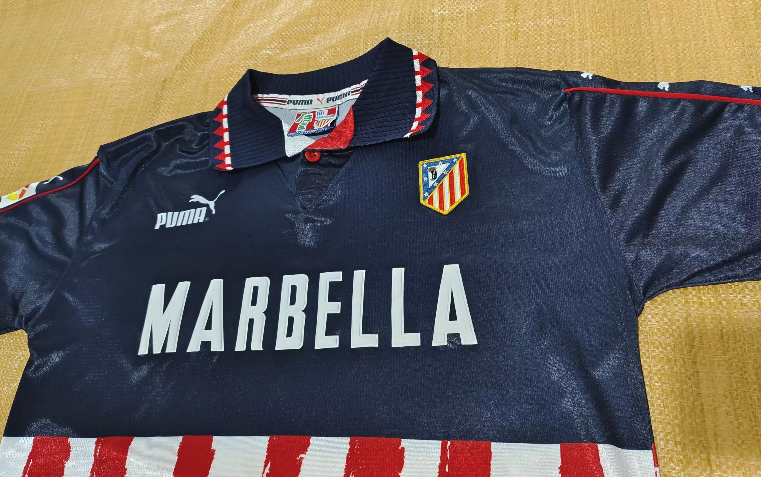 1997/1998  Atletico Madrid  Away Retro 1:1 Quality Soccer Jersey