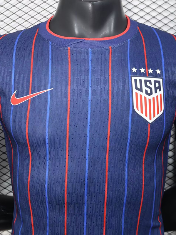 25-26 USA Away Player Version Soccer Jersey 四星