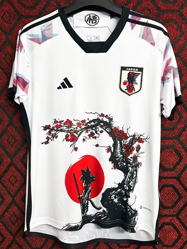 2024 Japan White Special Edition Fans Soccer Jersey *悟空太阳