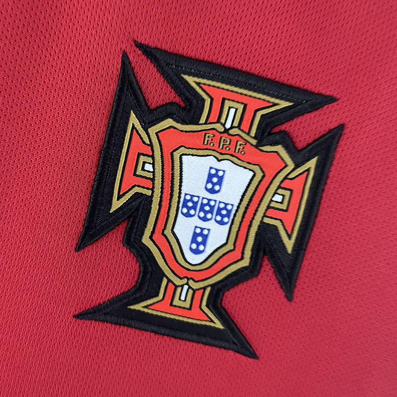 2006 Portugal Home Retro Soccer Jersey