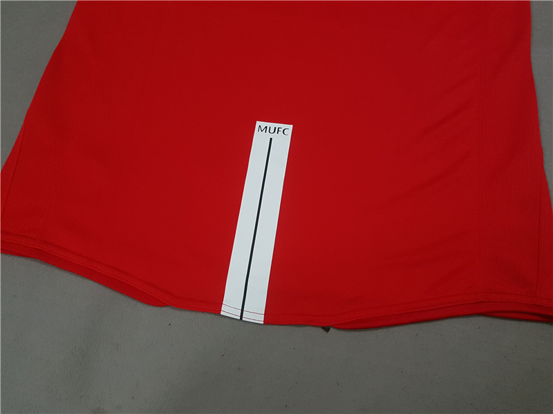 2007-2008 Man Utd home Red Retro soccer jersey