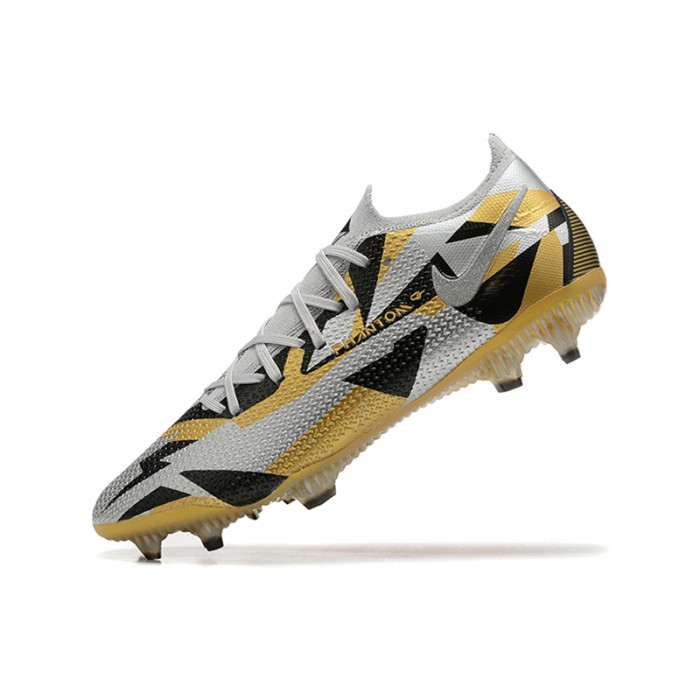 Phantom GT2 Elite FG Soccer Shoes-Grey/Gold-9103343
