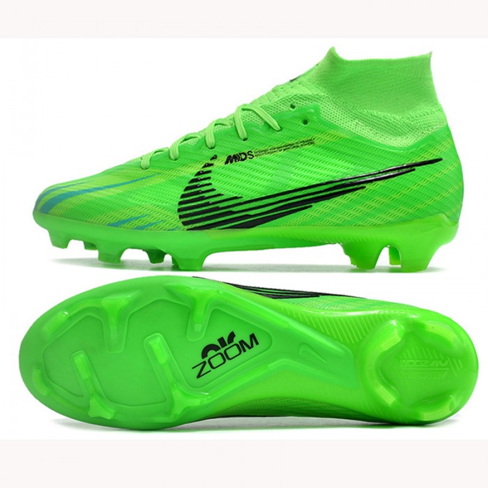 Air Zoom Mercurial Superfly IX Elite FG Soccer Shoes-Green/Black-5818615