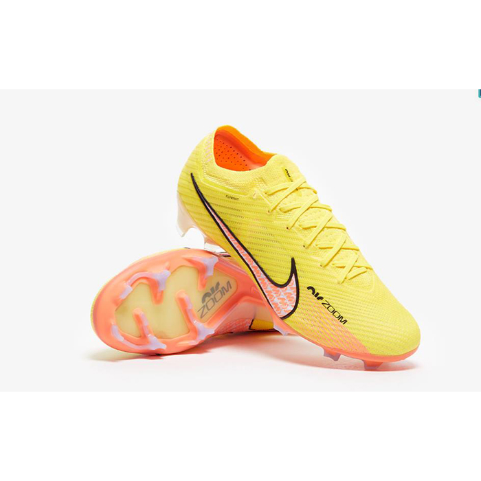 Air Zoom Mercurial Vapor XV Elite FG Soccer Shoes-Yellow/Pink-660835