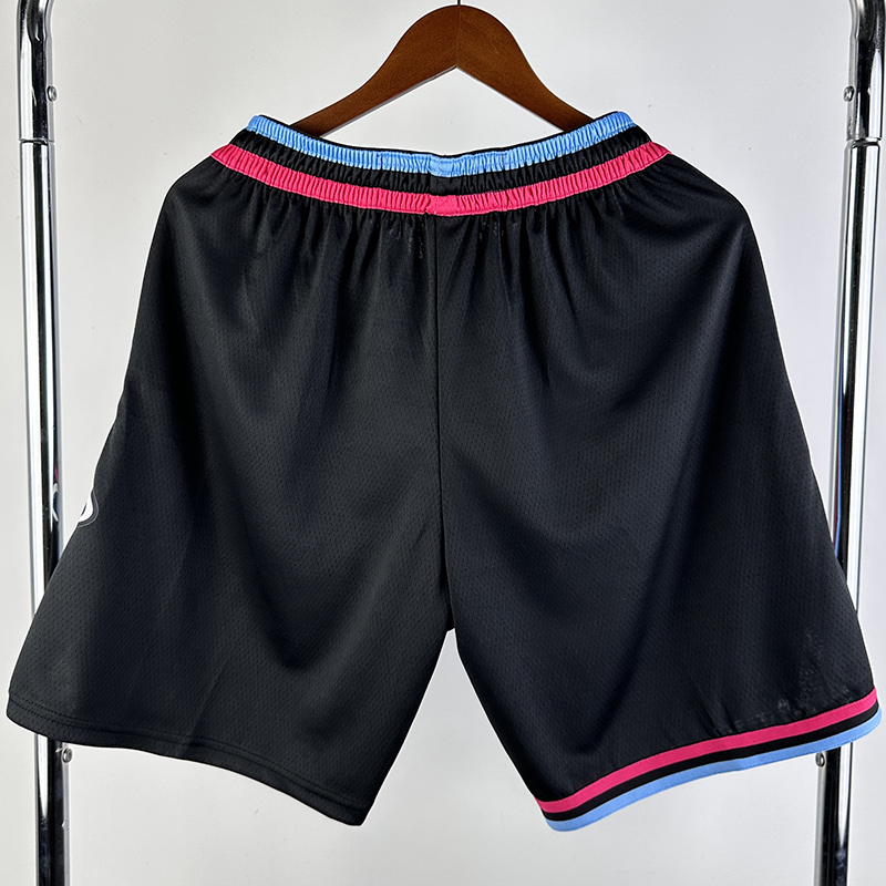 23-24 HEAT Black South Coast Top Quality NBA Pants