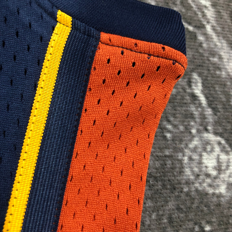 2010 WARRIORS CURRY #30 Navy blue Retro Top Qua...