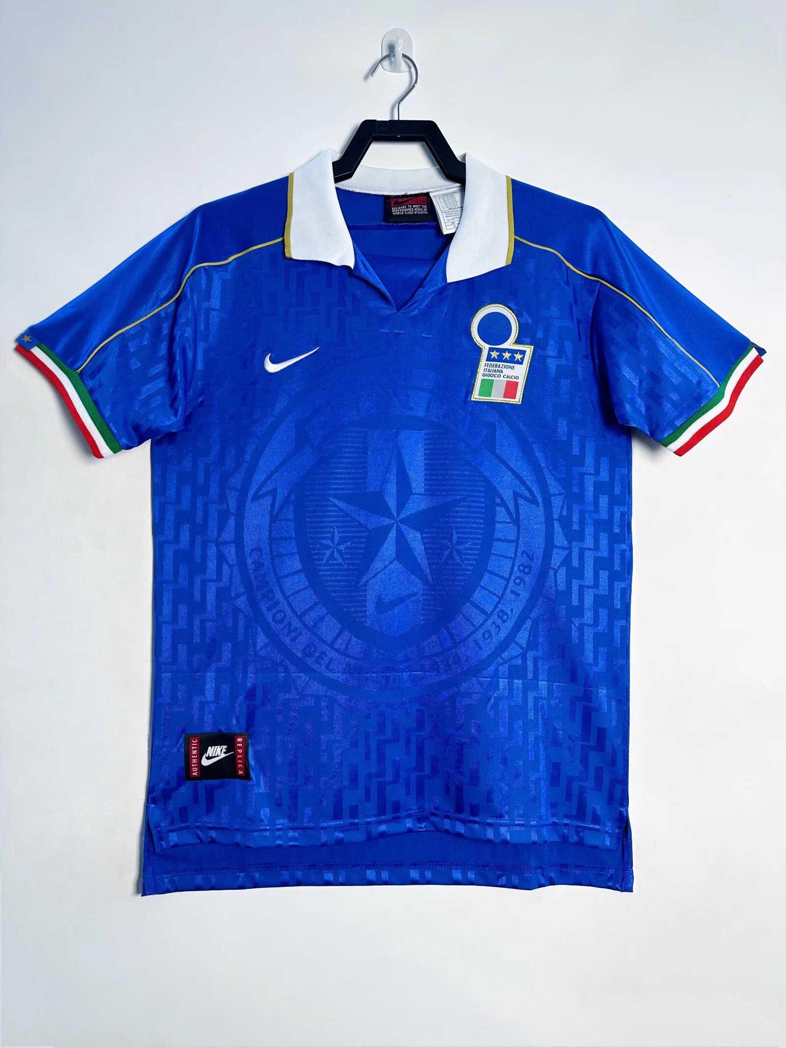 1995 Italy Home Retro Soccer Jersey