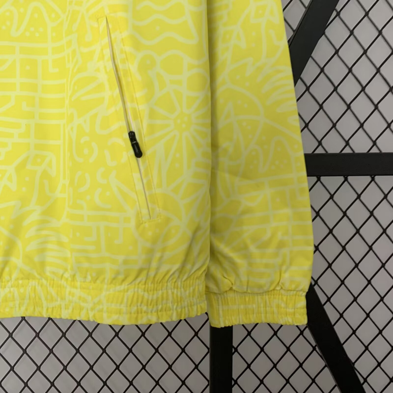 2023 Brazil Yellow & Blue Double Sided Windbrea...