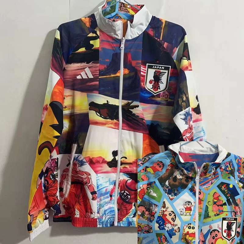 2024 Japan Anime Edition Double Sided Windbreaker (蜡笔小新-双面风衣)