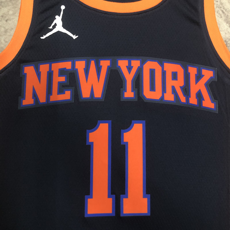 22-23 KNICKS BRUNSON #11 Black Top Quality Hot ...