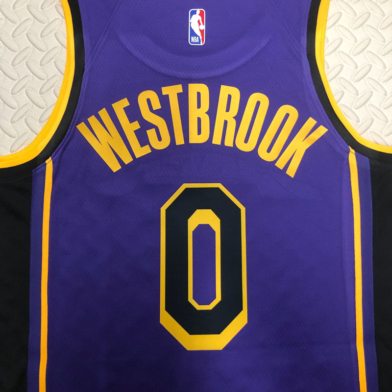 22-23 LAKERS WESTBROOK #0 Purple Top Quality Ho...