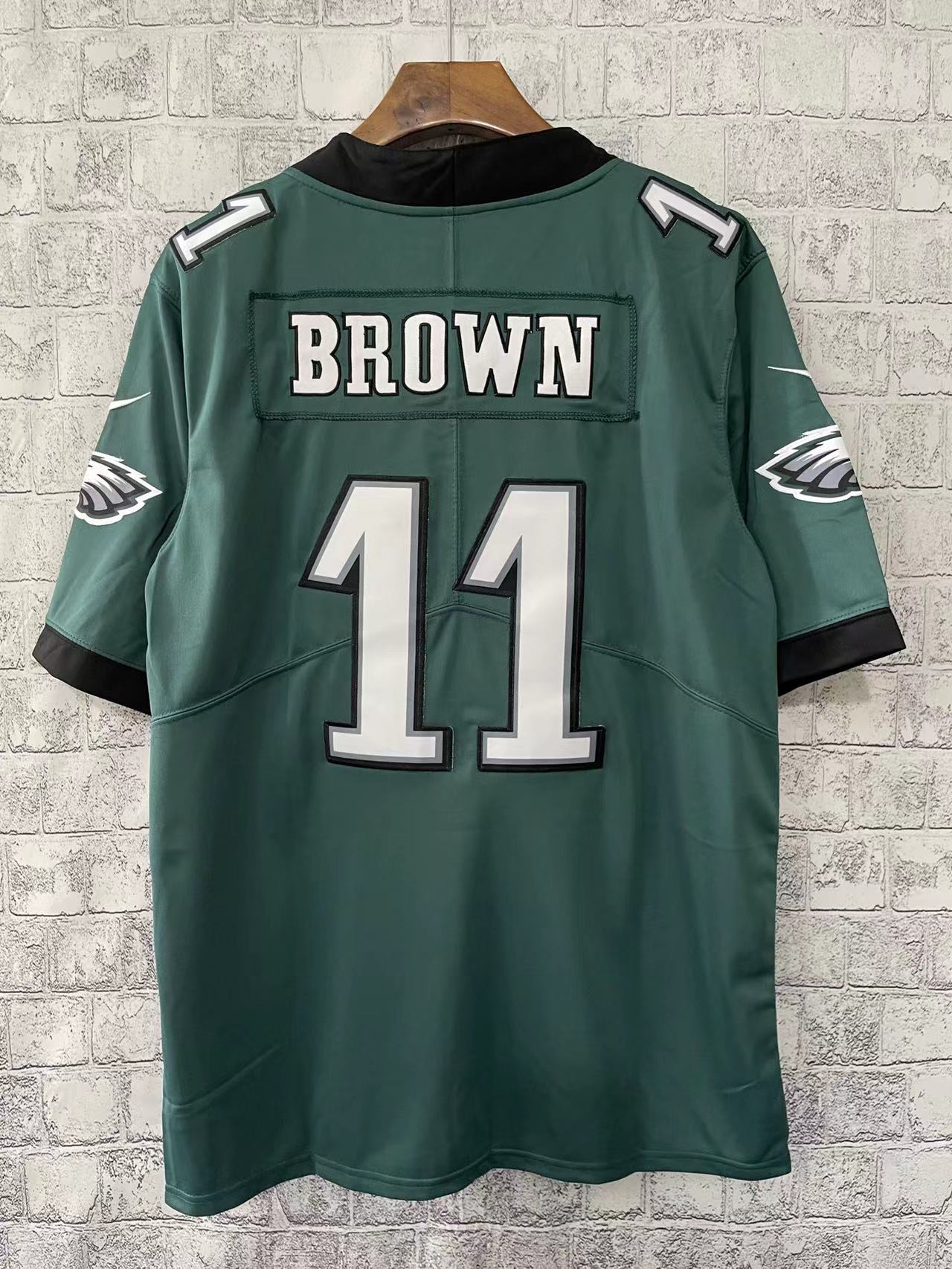 2023 Men‘s Philadelphia Eagles BROWN 11 NFL Jersey