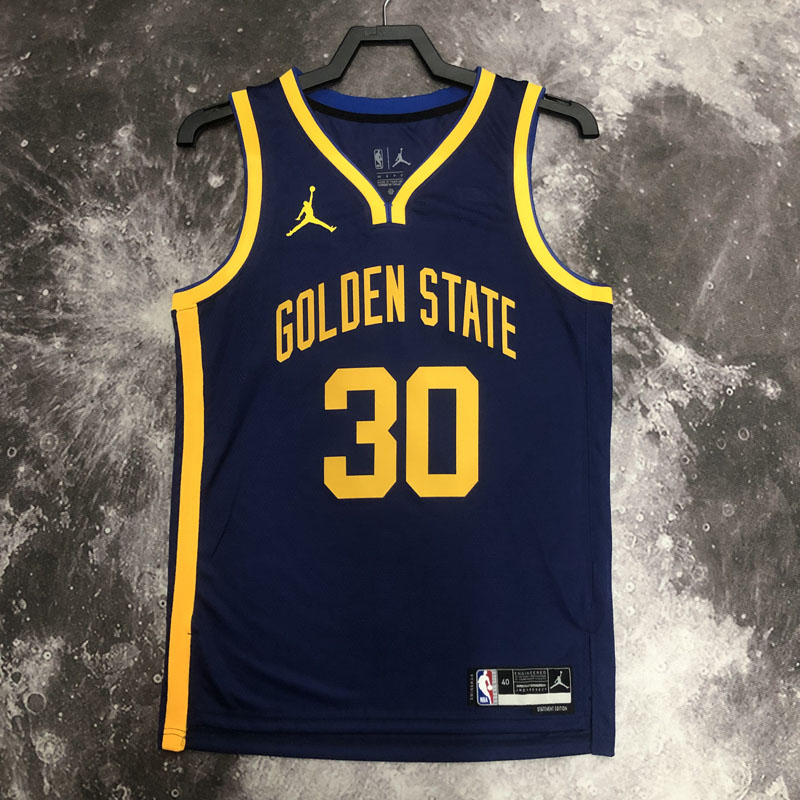 22-23 WARRIORS CURRY #30 Royal blue Top Quality...