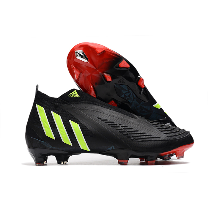 Predator Edge Geometric+ FG Soccer Shoes-Black/Green-2297821