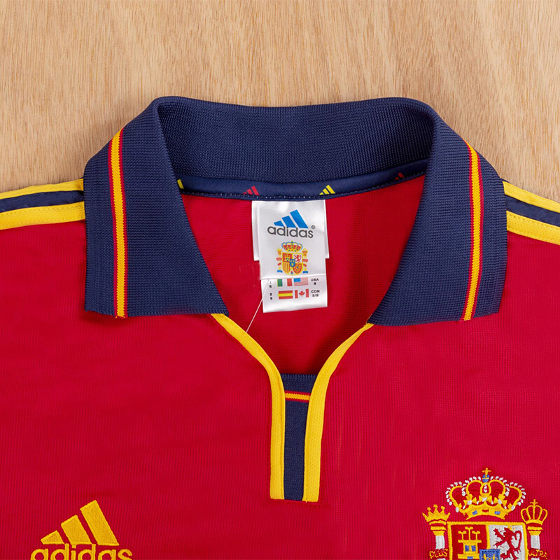 2000 Spain Home Retro Soccer Jersey