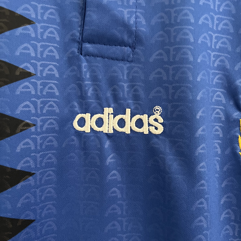 1994 Argentina Away Kids Retro Soccer Jersey