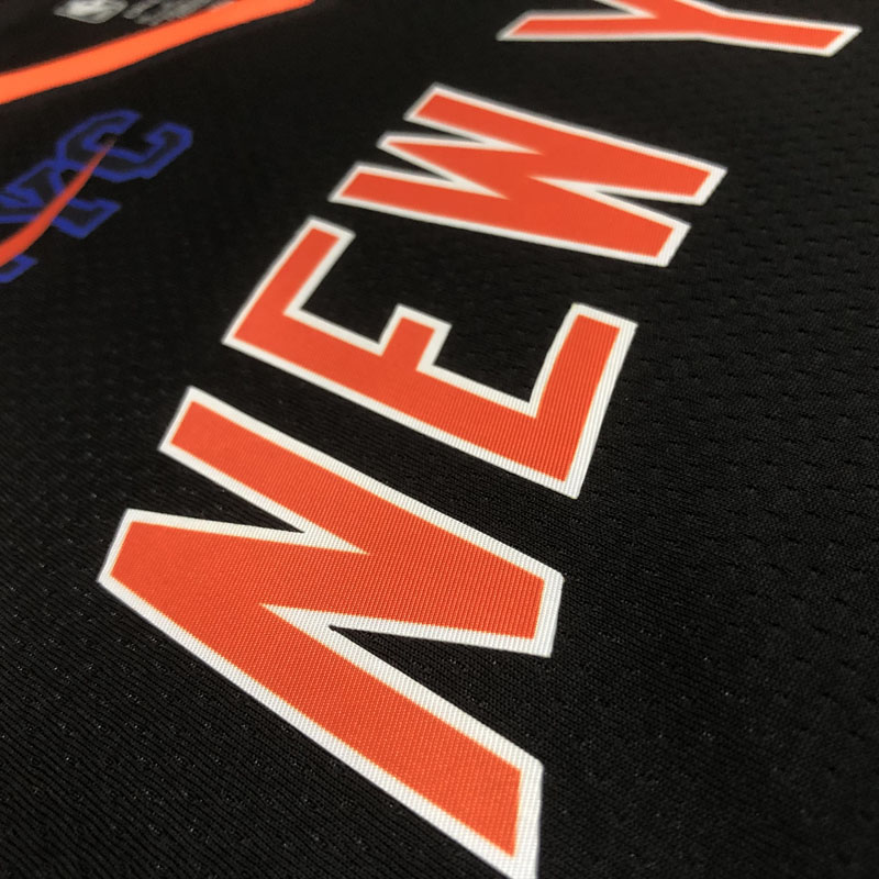 22-23 KNICKS ROSE #4 Black City Edition Top Qua...