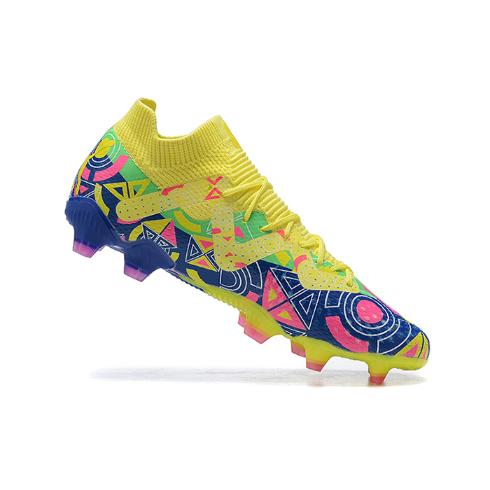 Future Ultimate FG Soccer Shoes-Yellow/Blue-1353254