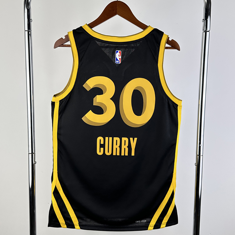 23-24 WARRIORS CURRY #30 Black City Edition Top...
