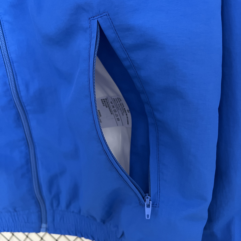 24-25 France Blue & White Double Sided Windbreaker (双面风衣)