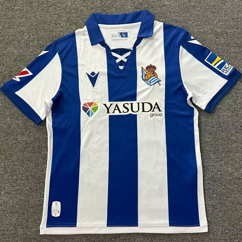 24-25 Real Sociedad Home Fans Soccer Jersey