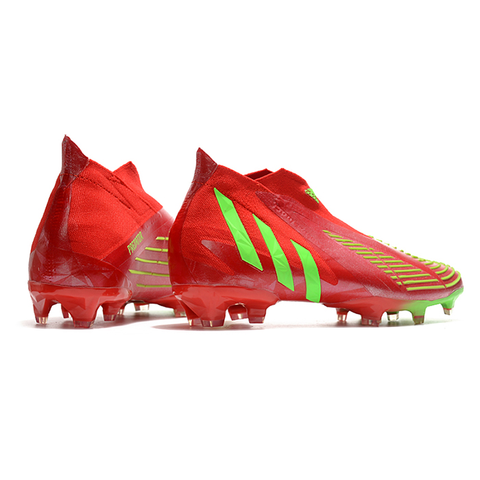 Predator Edge+ FG Soccer Shoes-Red/Green-5328618