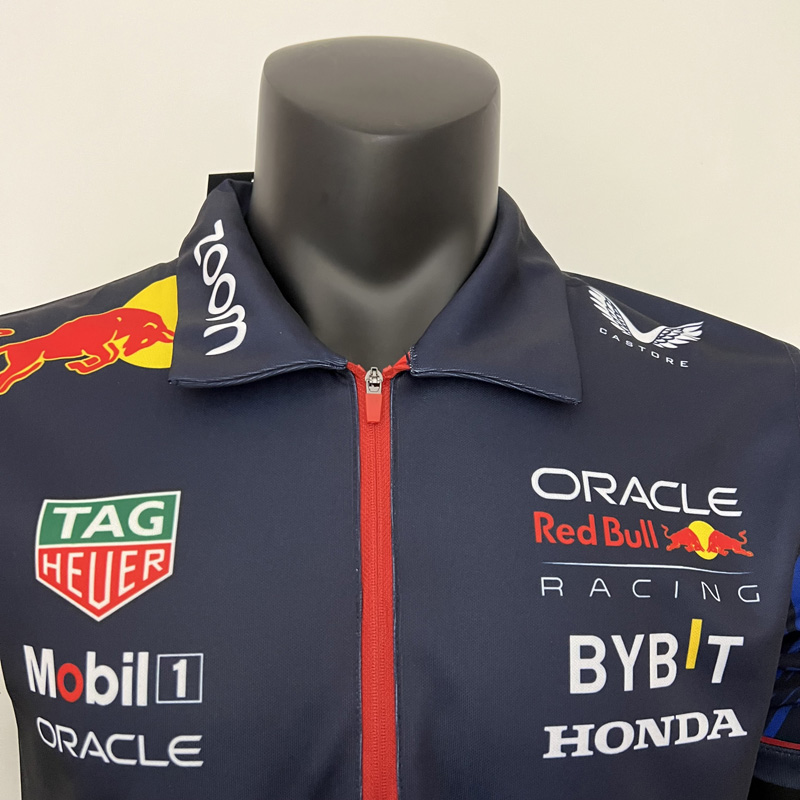 2023 F1 Red Bull Royal Blue Polo Racing Suit(有领)