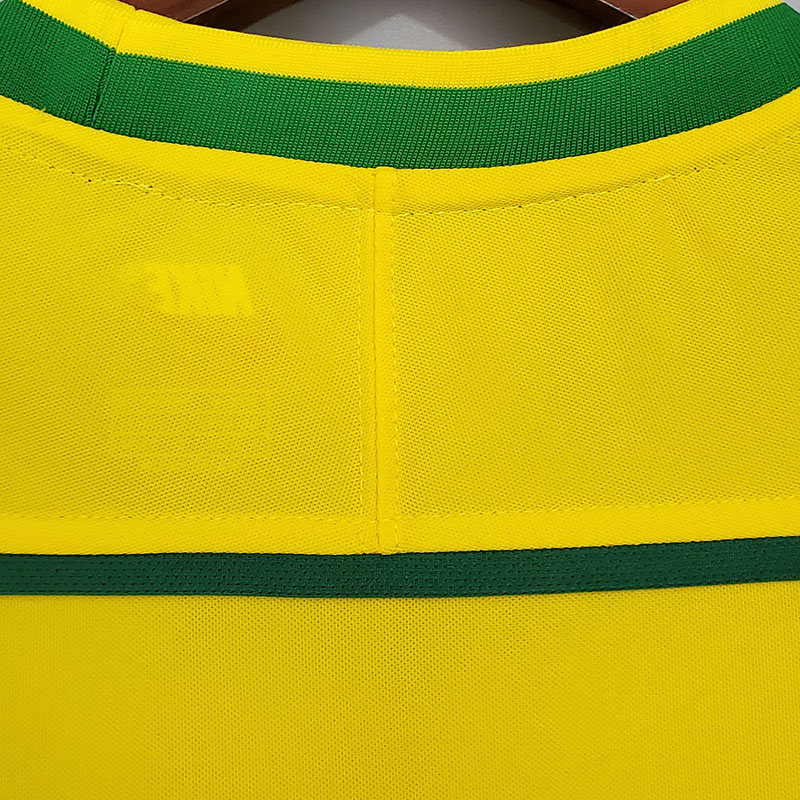 1998 Brazil Home Retro Soccer Jersey