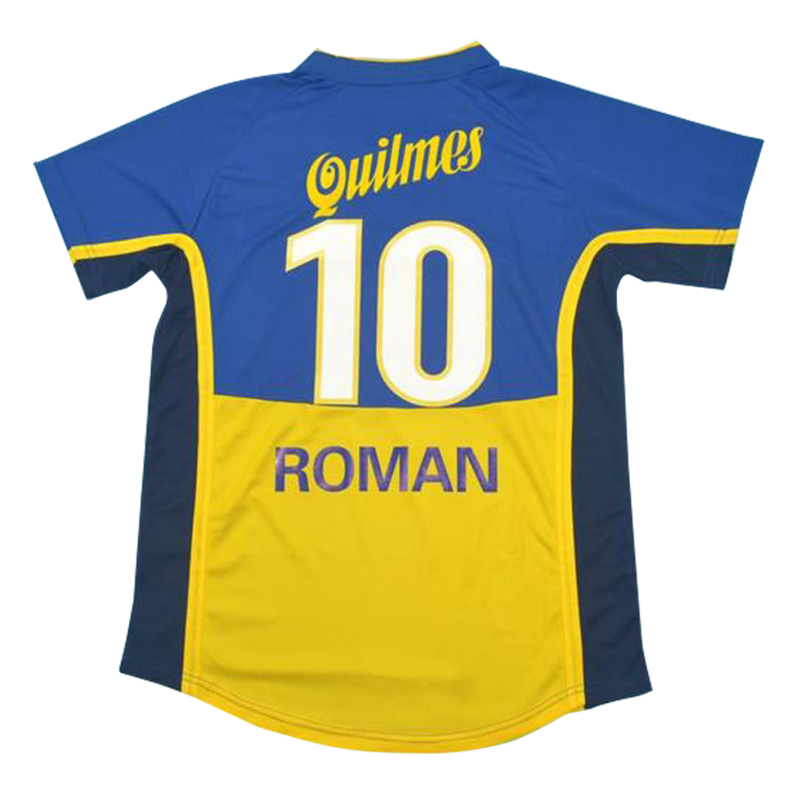 2001 Boca Juniors Home Retro Soccer Jersey