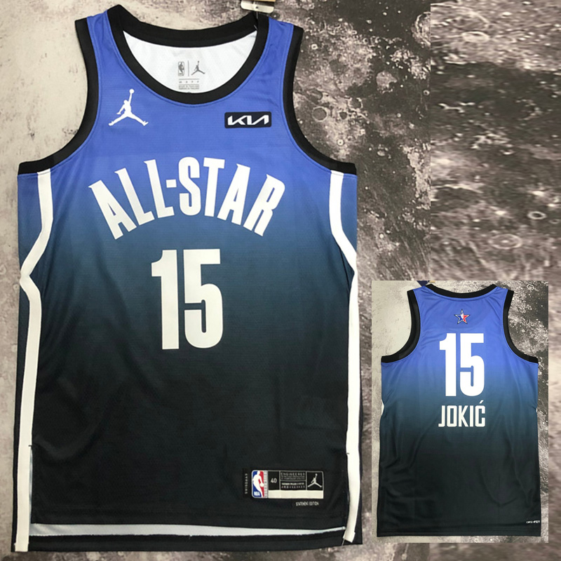 2023 ALL STAR JOKIC #15 Blue Top Quality Hot Pr...